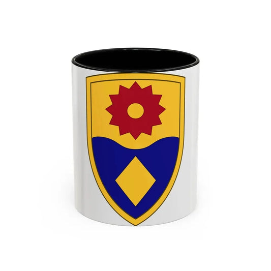 49th Military Police Brigade (U.S. Army) Accent Coffee Mug 11oz Black - Go Mug Yourself