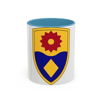 49th Military Police Brigade (U.S. Army) Accent Coffee Mug 11oz Light Blue - Go Mug Yourself
