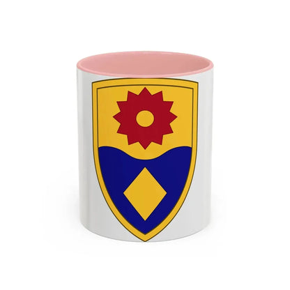 49th Military Police Brigade (U.S. Army) Accent Coffee Mug 11oz Pink - Go Mug Yourself