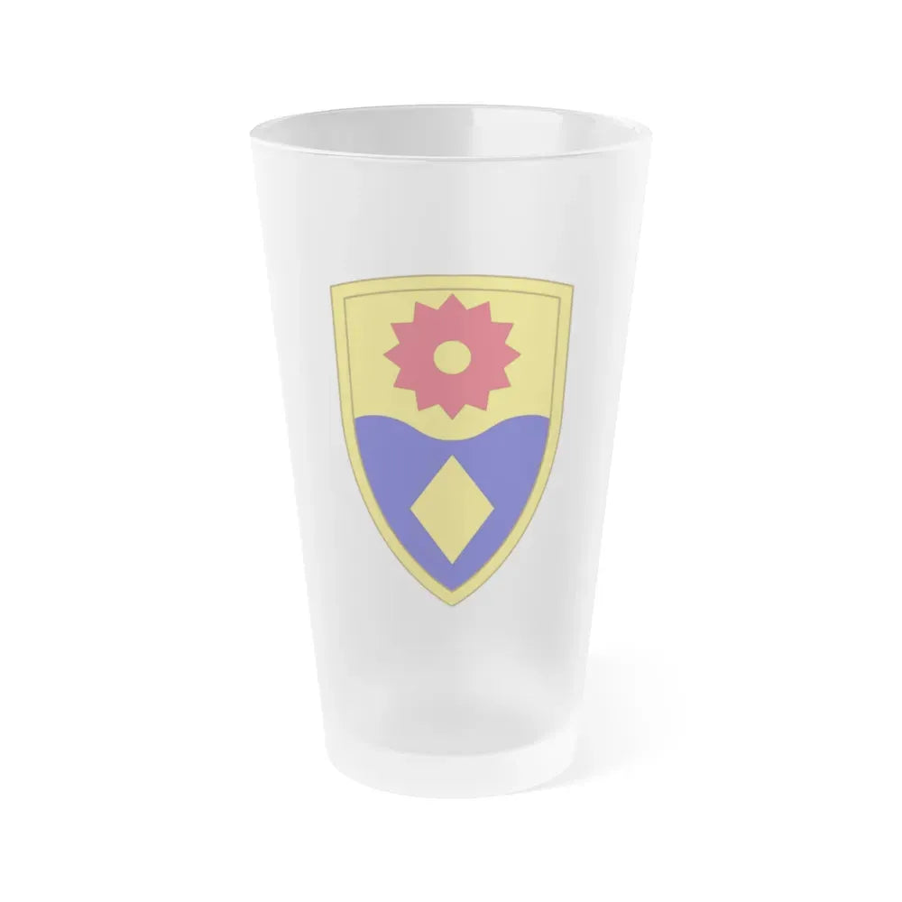 49th Military Police Brigade (U.S. Army) Frosted Pint Glass 16oz Default Title - Go Mug Yourself