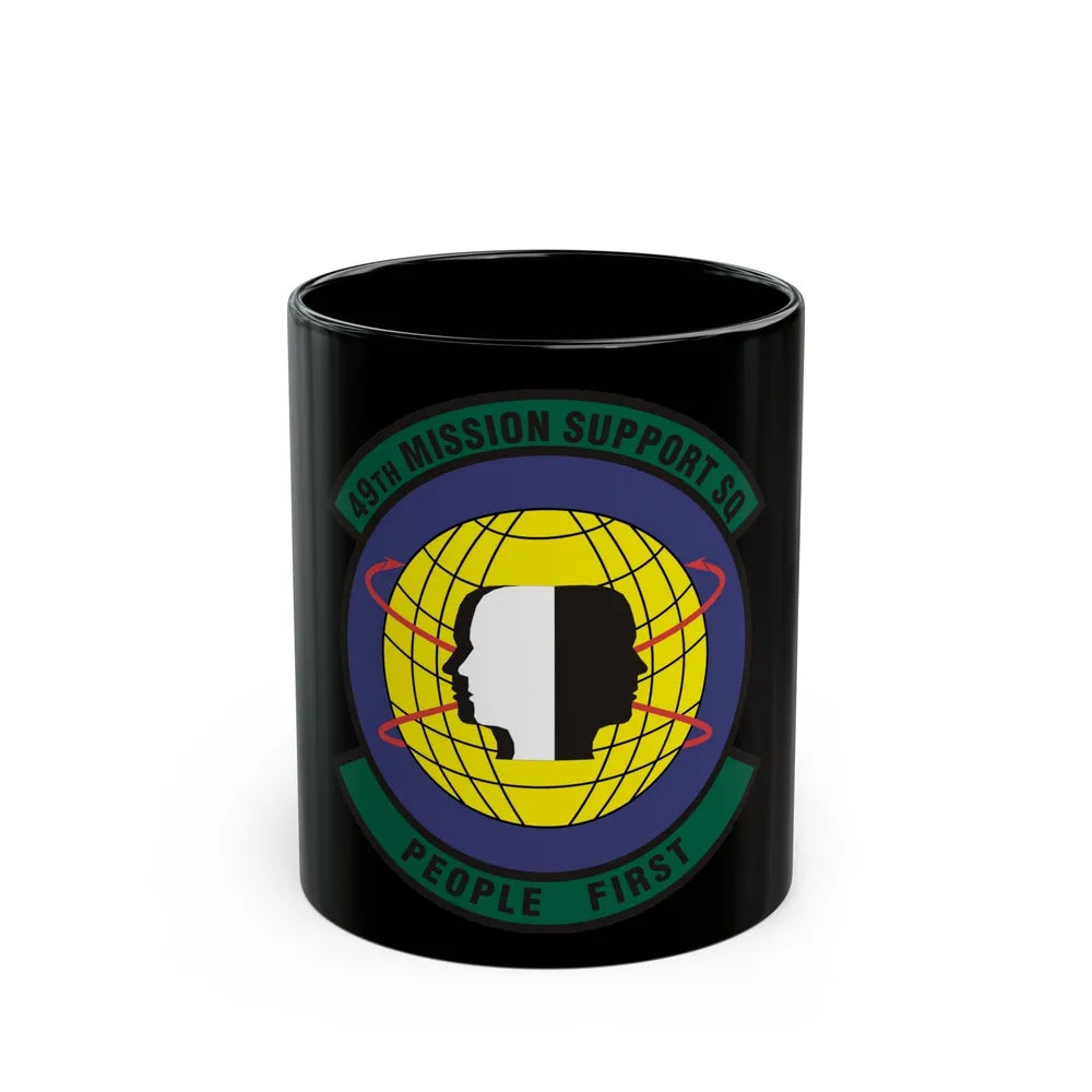 49th Mission Support Squadron (U.S. Air Force) Black Coffee Mug-11oz-Go Mug Yourself