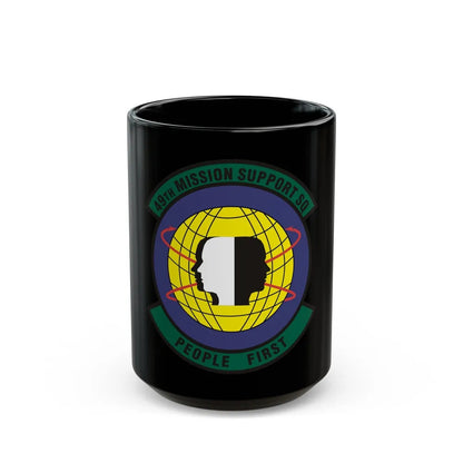 49th Mission Support Squadron (U.S. Air Force) Black Coffee Mug-15oz-Go Mug Yourself