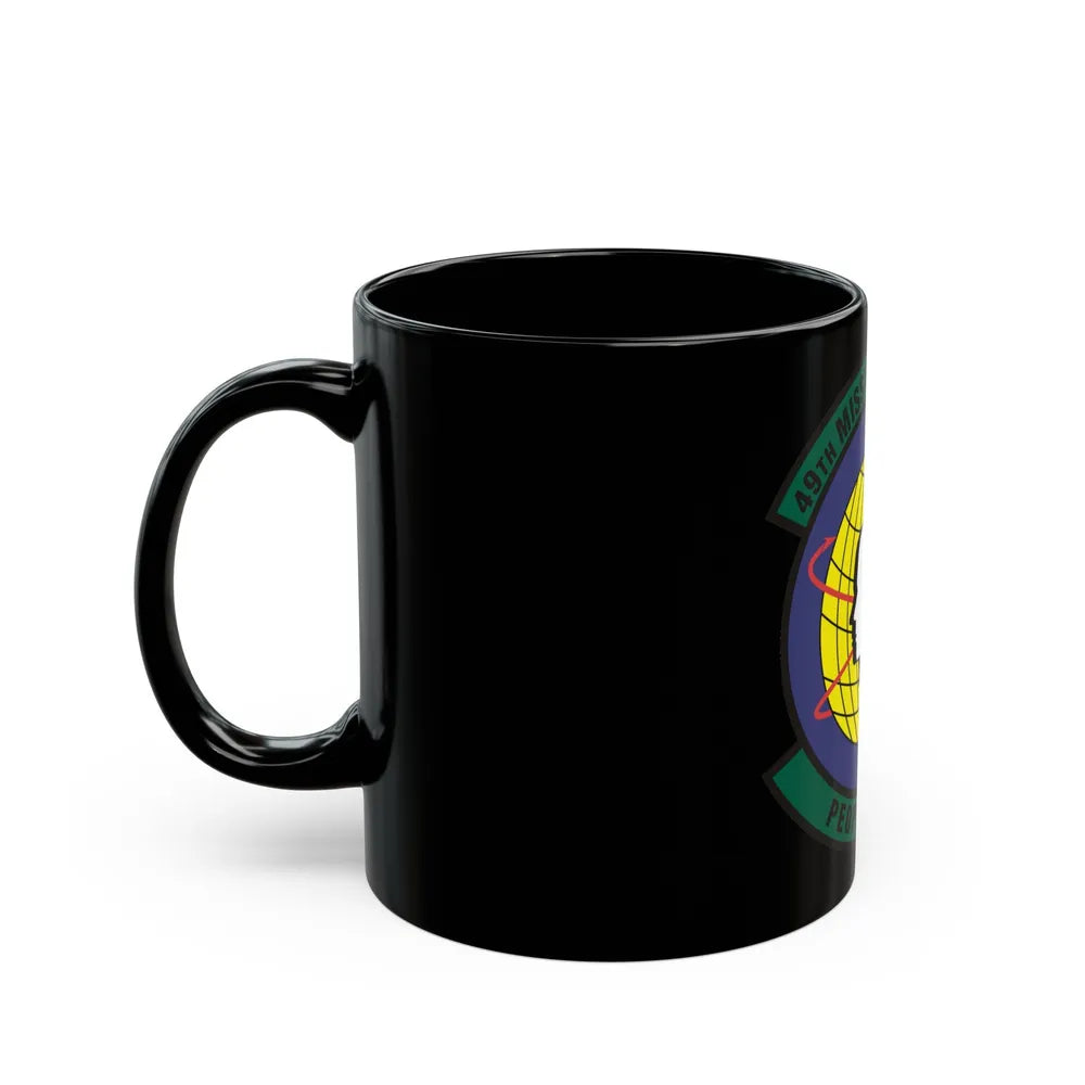 49th Mission Support Squadron (U.S. Air Force) Black Coffee Mug-Go Mug Yourself