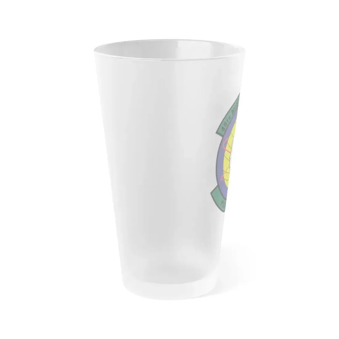 49th Mission Support Squadron (U.S. Air Force) Frosted Pint Glass 16oz - Go Mug Yourself