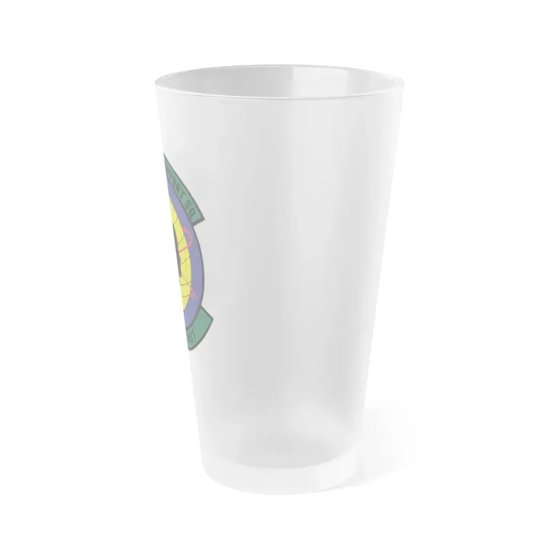 49th Mission Support Squadron (U.S. Air Force) Frosted Pint Glass 16oz - Go Mug Yourself