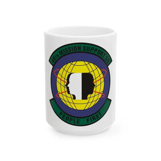 49th Mission Support Squadron (U.S. Air Force) White Coffee Mug 15oz - Go Mug Yourself