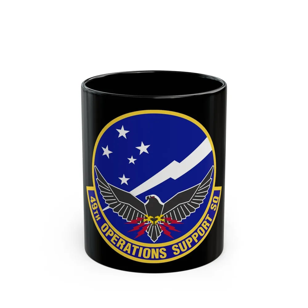 49th Operations Support Squadron (U.S. Air Force) Black Coffee Mug-11oz-Go Mug Yourself