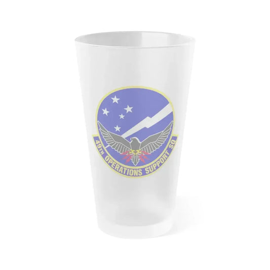 49th Operations Support Squadron (U.S. Air Force) Frosted Pint Glass 16oz 16oz Frosted - Go Mug Yourself