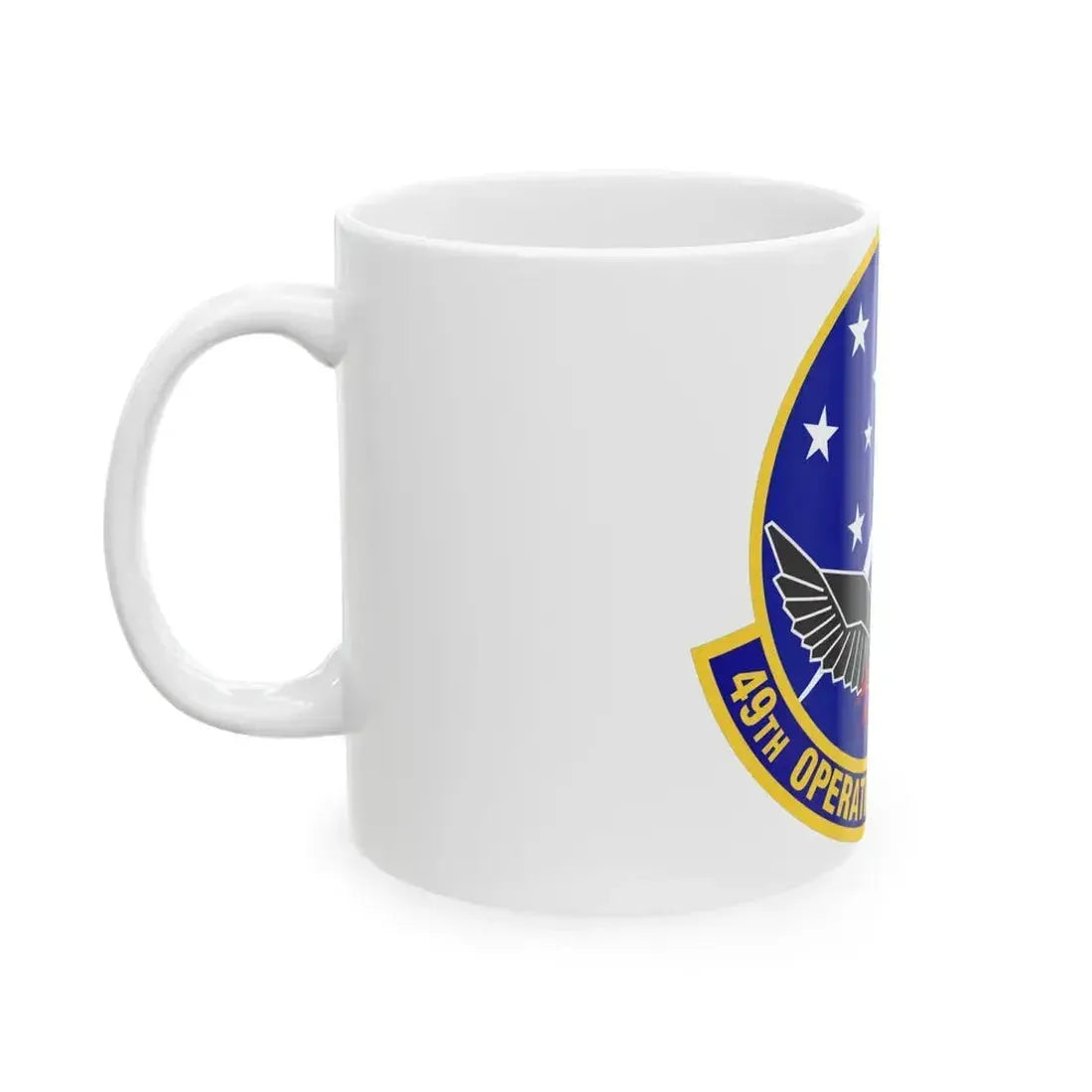 49th Operations Support Squadron (U.S. Air Force) White Coffee Mug - Go Mug Yourself