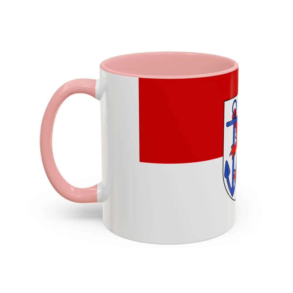 Flag of Duesseldorf Germany - Accent Coffee Mug-Go Mug Yourself