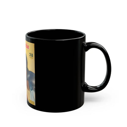 Faith Domergue #203 - Mag. Cover 2 (Vintage Female Icon) Black Coffee Mug-Go Mug Yourself