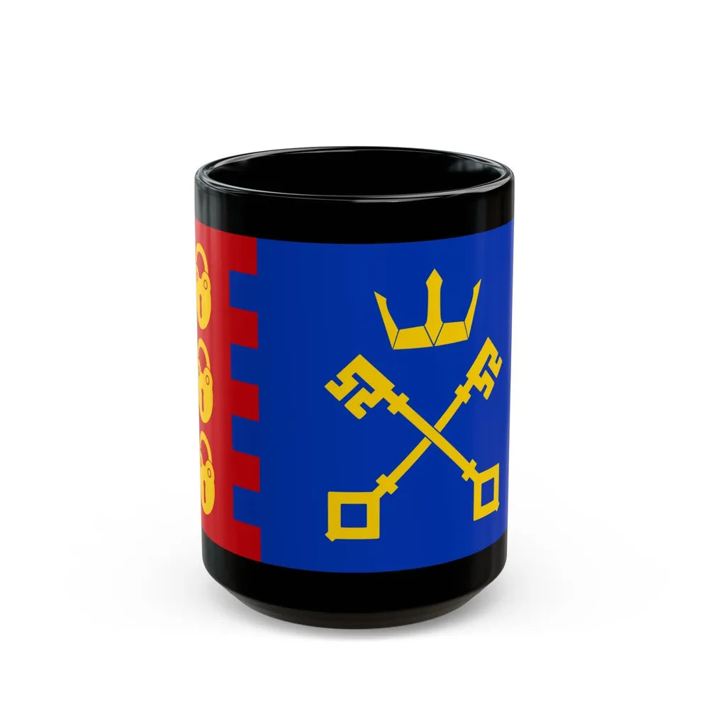 Flag of Willenhall UK - Black Coffee Mug-15oz-Go Mug Yourself