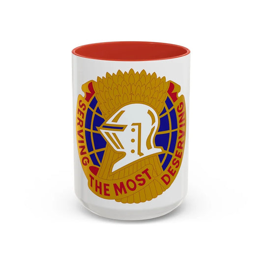 Troop Support Agency (U.S. Army) Accent Coffee Mug-15oz-Red-Go Mug Yourself