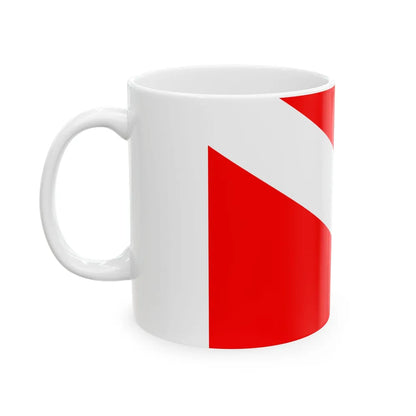 Flag of Mqabba Malta - White Coffee Mug-Go Mug Yourself