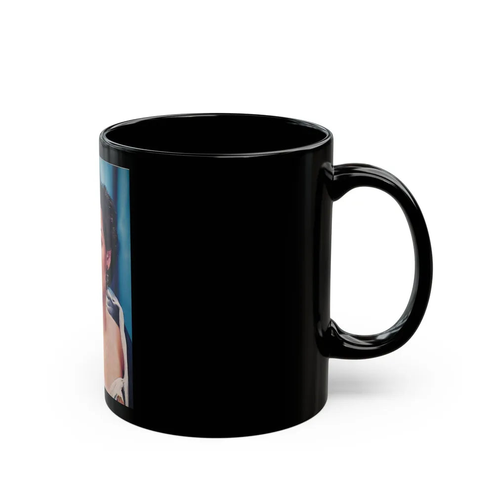 Jane Russell #139 (Vintage Female Icon) Black Coffee Mug-Go Mug Yourself