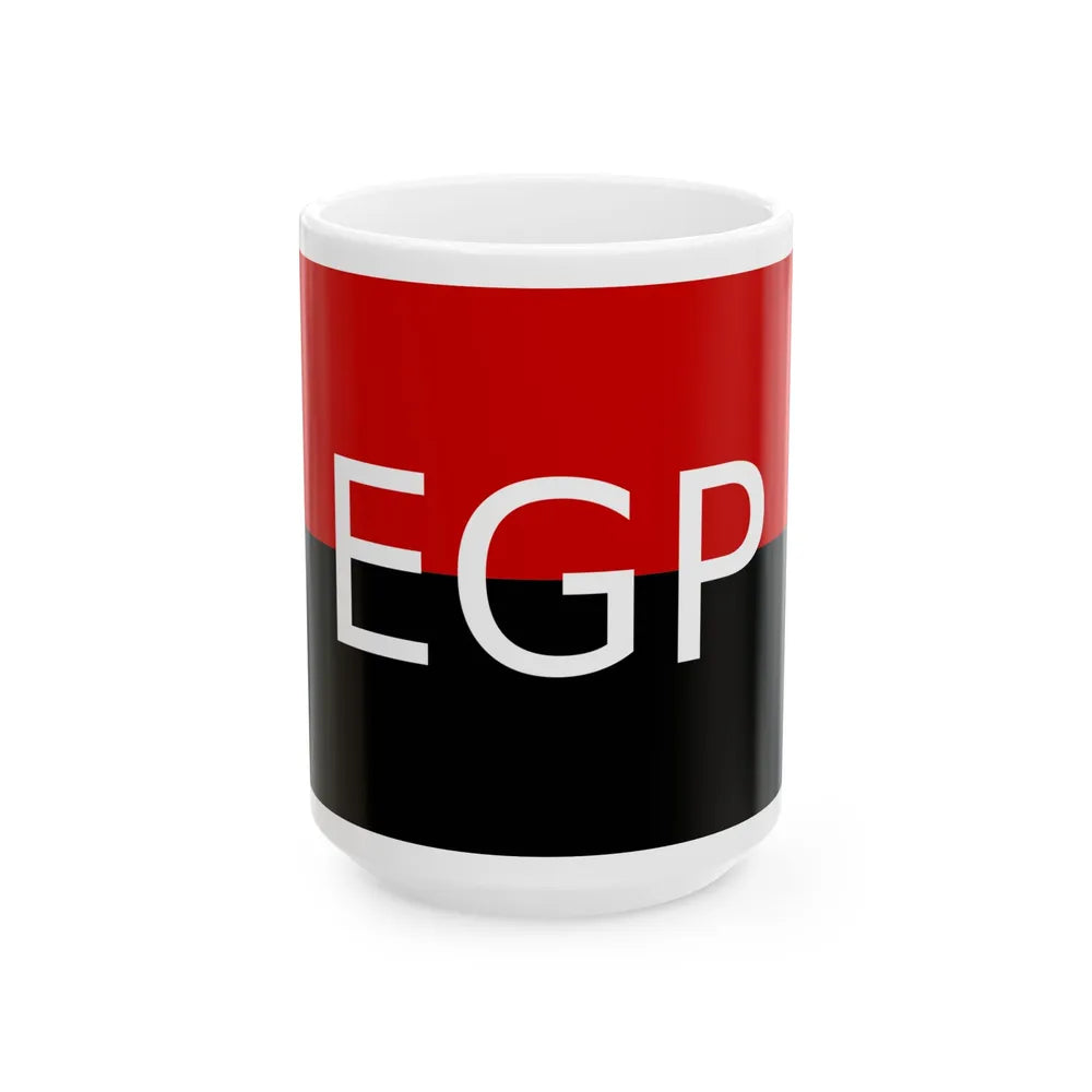 Flag of People's Guerrilla Army EGP - White Coffee Mug-15oz-Go Mug Yourself