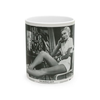 Carol Ohmart #14 (Vintage Female Icon) White Coffee Mug-11oz-Go Mug Yourself