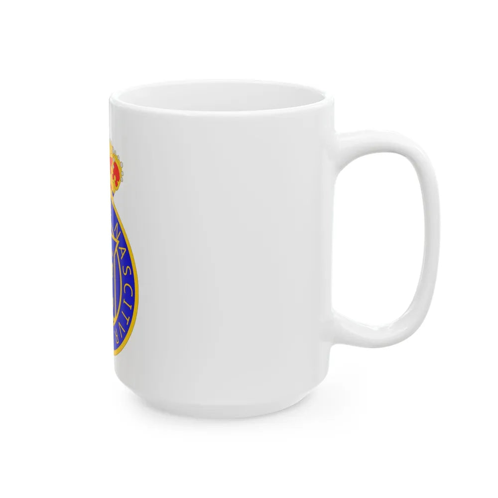 Coat of arms of Kingdom of Haiti - White Coffee Mug-Go Mug Yourself