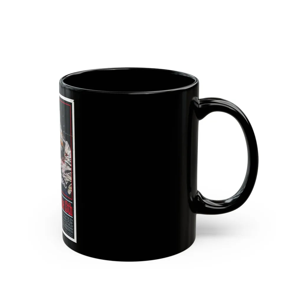 FRIDAY THE 13TH (2) 1980 Movie Poster - Black Coffee Mug-Go Mug Yourself