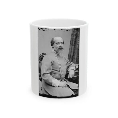 Portrait Of Brig. Gen. Beverly H. Robertson, Officer Of The Confederate Army (U.S. Civil War) White Coffee Mug-11oz-Go Mug Yourself