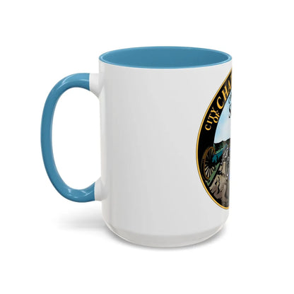 Seal of Chattanooga Tennessee - Accent Coffee Mug-Go Mug Yourself