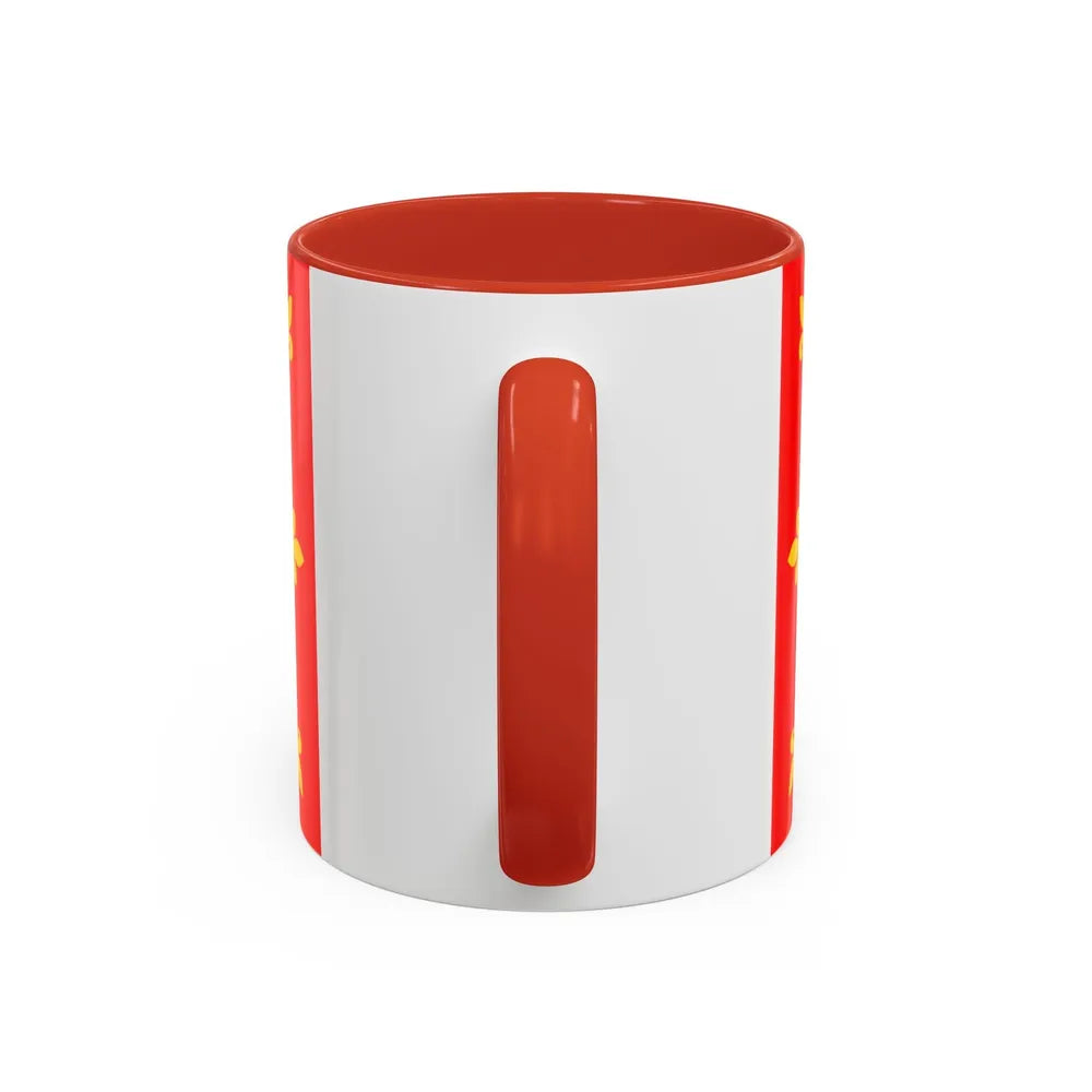 Flag of Cambridgeshire UK - Accent Coffee Mug-Go Mug Yourself