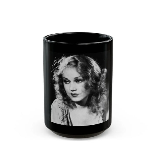 Fay Wray #38 (Vintage Female Icon) Black Coffee Mug-15oz-Go Mug Yourself