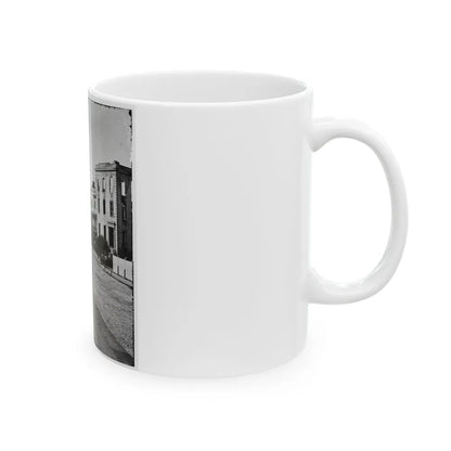 Charleston, S.C. Houses On The Battery; The Nearest Is Burned Out (U.S. Civil War) White Coffee Mug-Go Mug Yourself