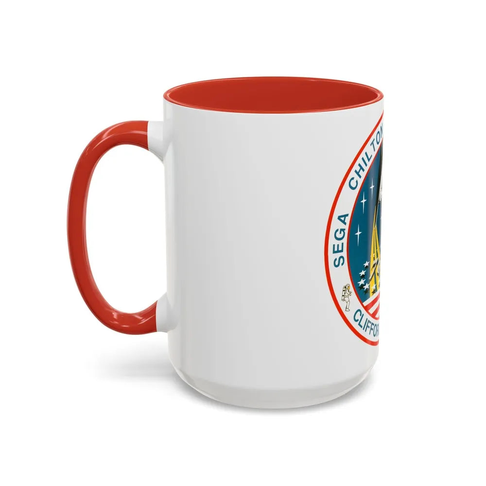 STS 76 (NASA) Accent Coffee Mug-Go Mug Yourself