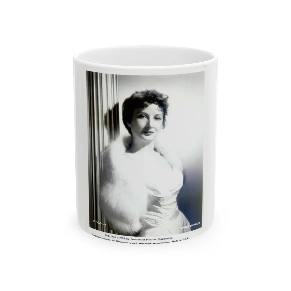 Carol Ohmart #04 (Vintage Female Icon) White Coffee Mug-11oz-Go Mug Yourself