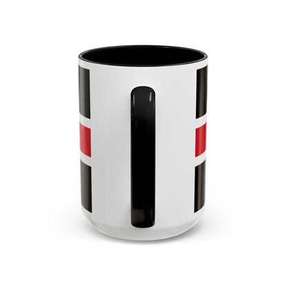 Flag of Durham UK - Accent Coffee Mug-Go Mug Yourself