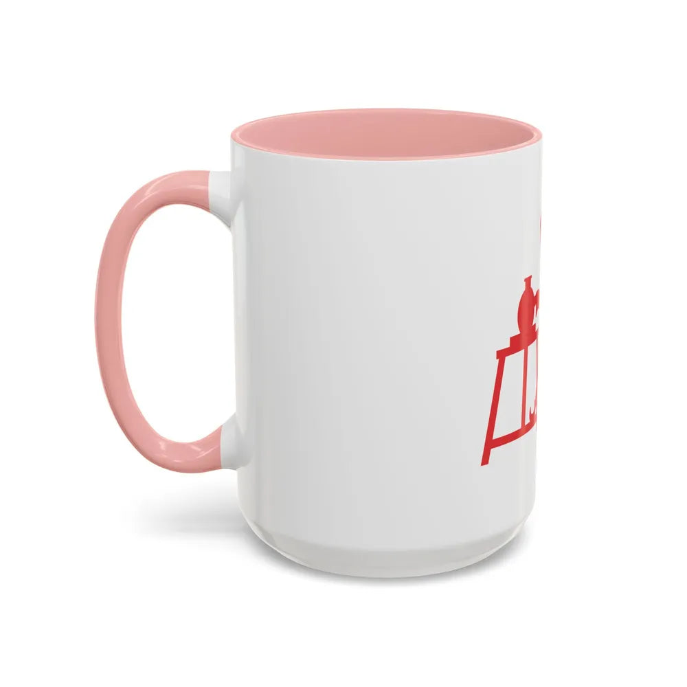 Flag of Horningsea UK - Accent Coffee Mug-Go Mug Yourself