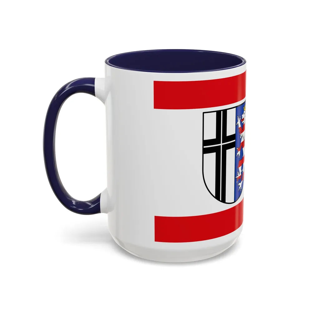 Flag of Fulda Germany - Accent Coffee Mug-Go Mug Yourself