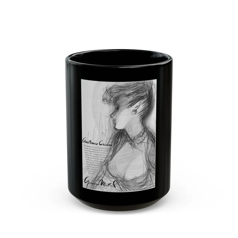 Germaine Monteil, 1947 - Black Coffee Mug-15oz-Go Mug Yourself