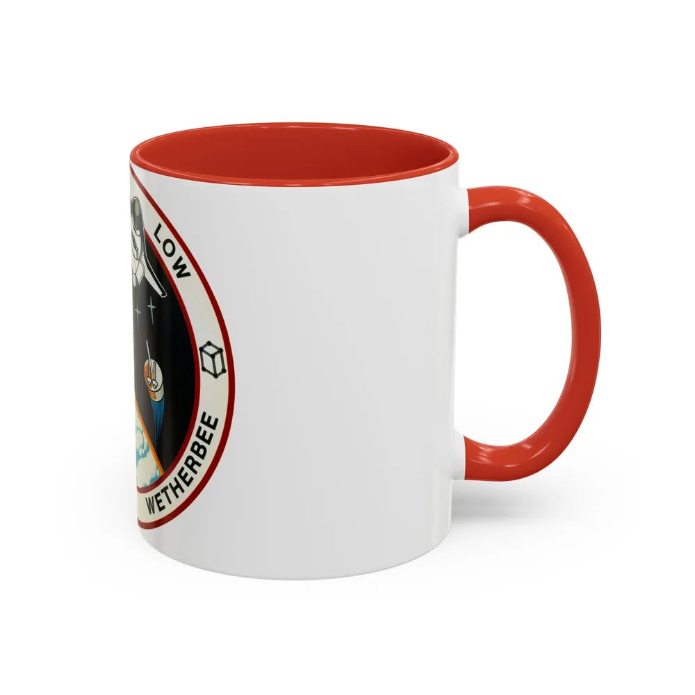 STS 32 (NASA) Accent Coffee Mug-Go Mug Yourself