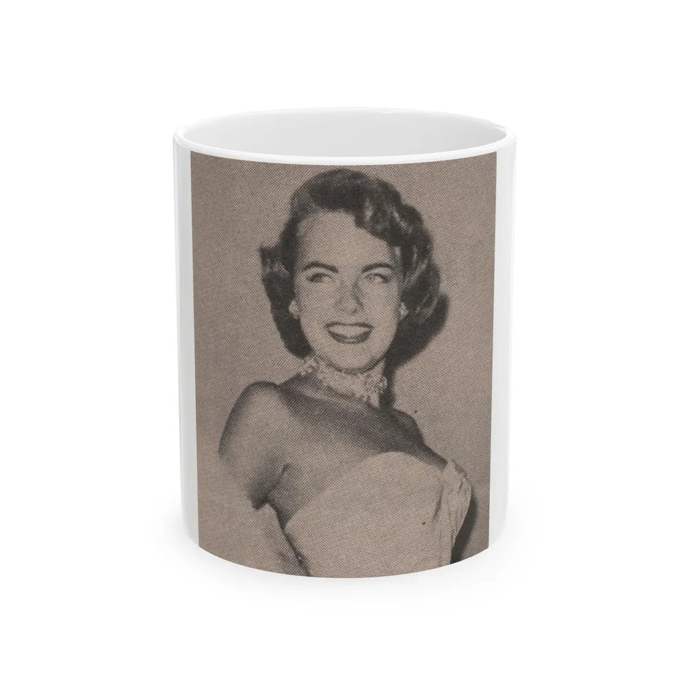 Terry Moore #520 - 2x3 Magazine Photo Page Clipping (Vintage Female Icon) White Coffee Mug-11oz-Go Mug Yourself