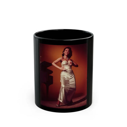 Dorothy Dandridge #04 (Vintage Female Icon) Black Coffee Mug-11oz-Go Mug Yourself