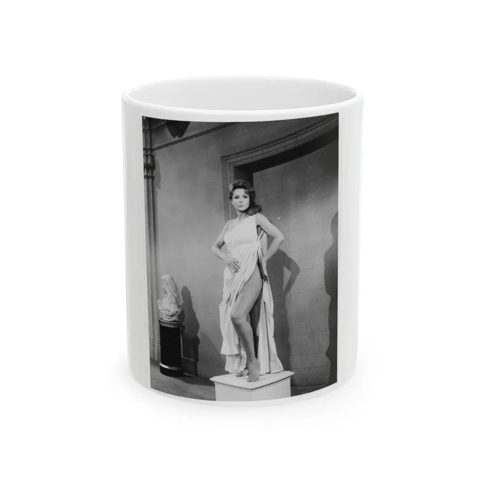 Francine York #21 (Vintage Female Icon) White Coffee Mug-11oz-Go Mug Yourself