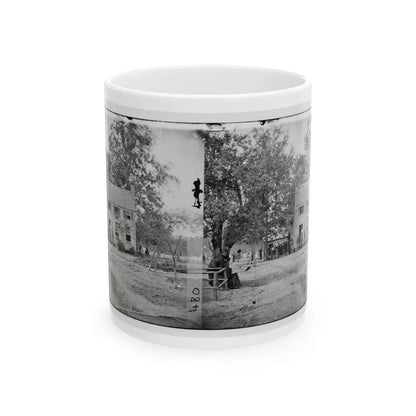 Fair Oaks, Va. Frame House Used As A Hospital By Gen Joseph Hooker's Division (U.S. Civil War) White Coffee Mug-11oz-Go Mug Yourself