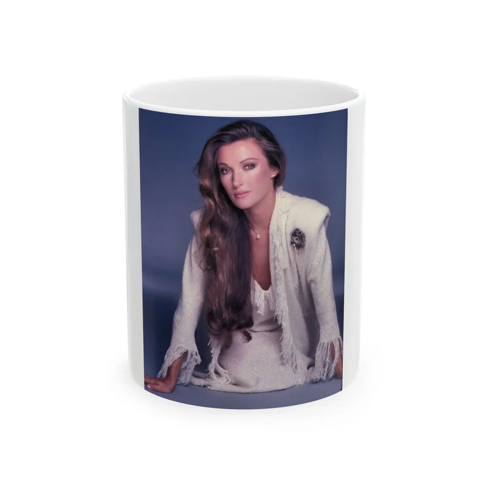 Jane Seymour #74 (Vintage Female Icon) White Coffee Mug-11oz-Go Mug Yourself