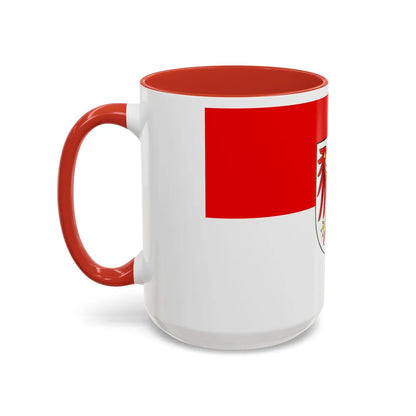 Flag of Brandenburg Germany - Accent Coffee Mug-Go Mug Yourself