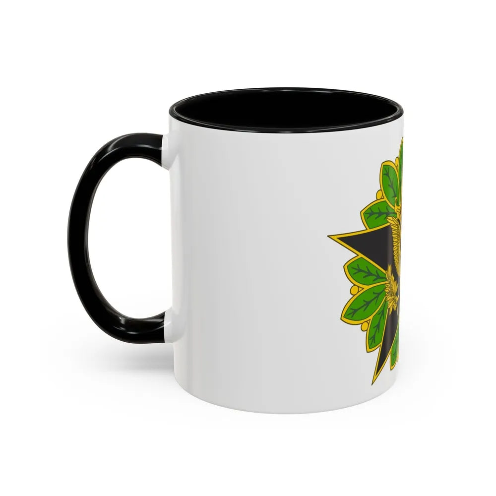 Staff Identification Badge (U.S. Army) Accent Coffee Mug-Go Mug Yourself