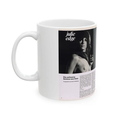 Julie Ege #178 (Vintage Female Icon) White Coffee Mug-Go Mug Yourself