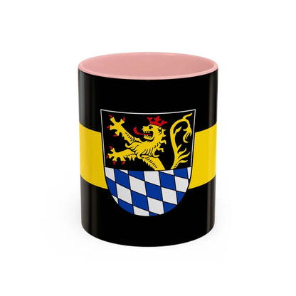 Flag of Amberg Germany - Accent Coffee Mug-11oz-Pink-Go Mug Yourself