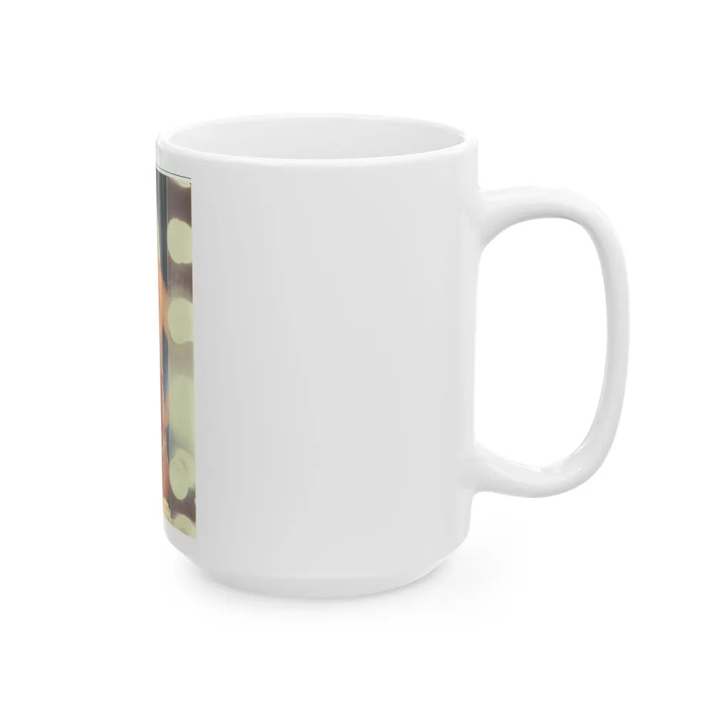 Linda Blair #226 - Partially Topless (Vintage Female Icon) White Coffee Mug-Go Mug Yourself