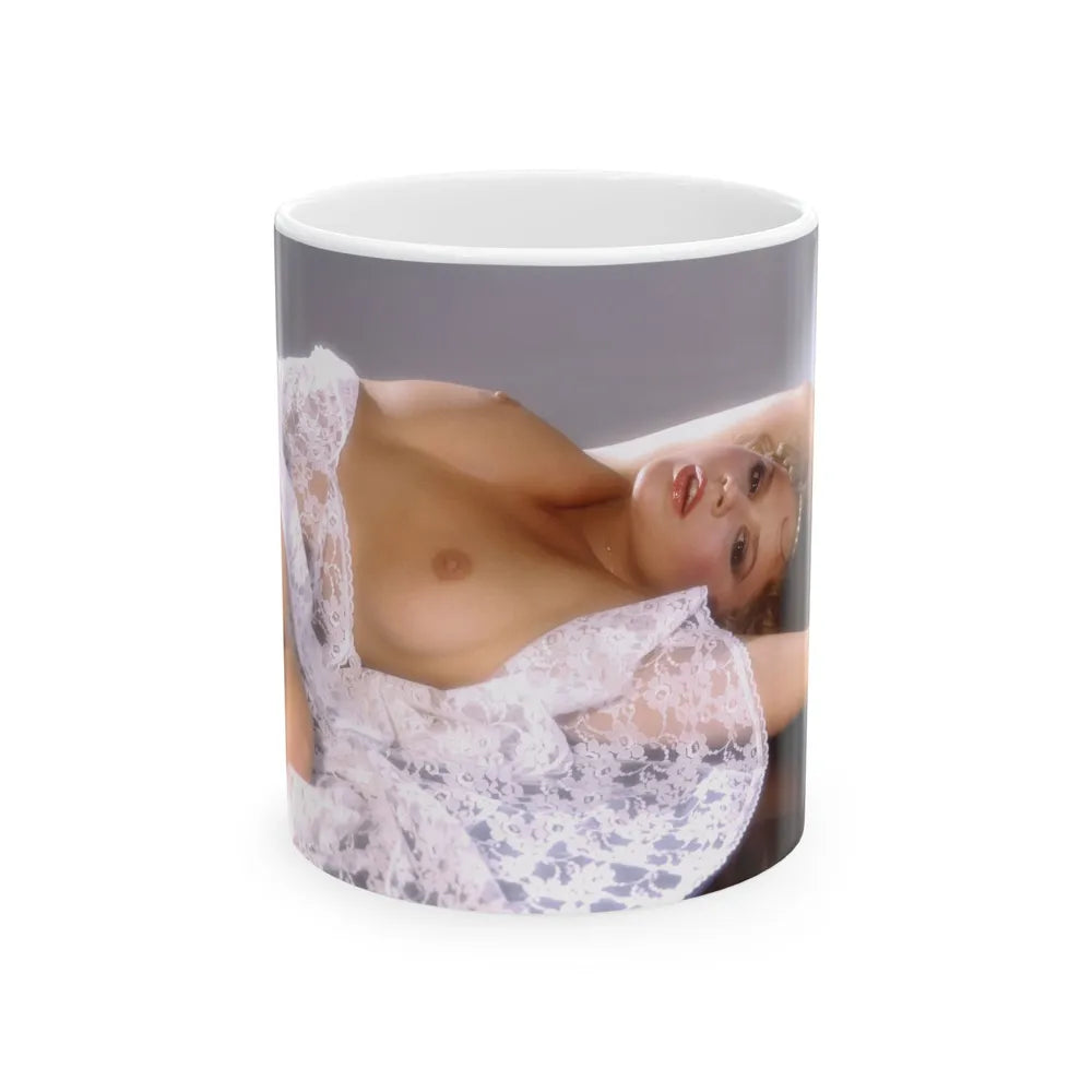 Linda Blair #335 (Vintage Female Icon) White Coffee Mug-11oz-Go Mug Yourself