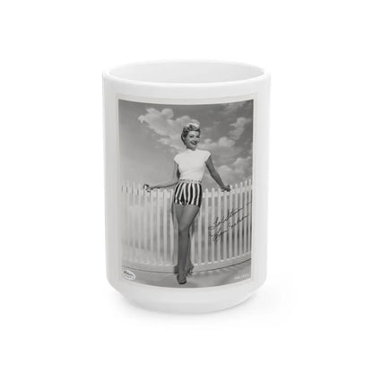 Lori Nelson #214 (Vintage Female Icon) White Coffee Mug-15oz-Go Mug Yourself