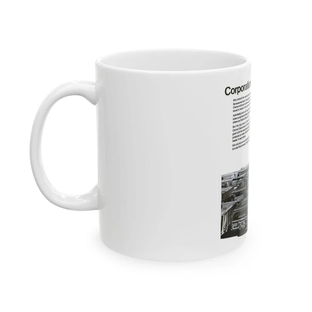 Clarion 1974 (Music Poster) White Coffee Mug-Go Mug Yourself