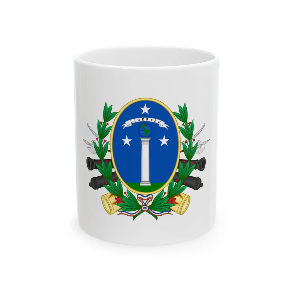 Coat of Arms of Chile (1819-1834) - White Coffee Mug-11oz-Go Mug Yourself