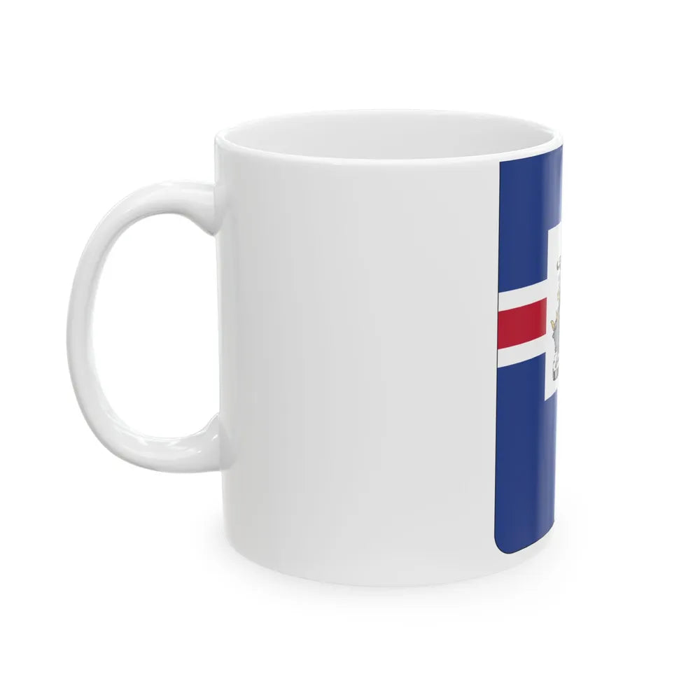 Coat of arms of the President of Iceland - White Coffee Mug-Go Mug Yourself